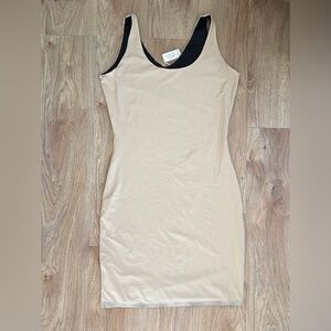 SPANX Nude/Black shape wear for dresses reversible! Worn once fresh laundered